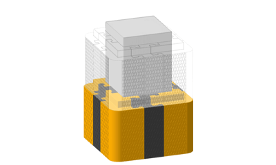 Ограждение для защиты колонн polysafe